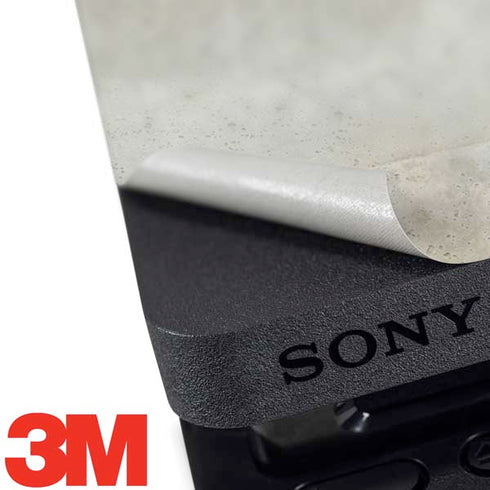 Natural White Concrete PS4 Slim Skin