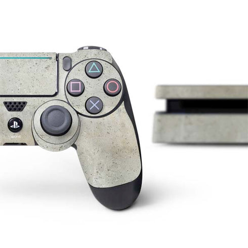 Natural White Concrete PS4 Slim Bundle Skin