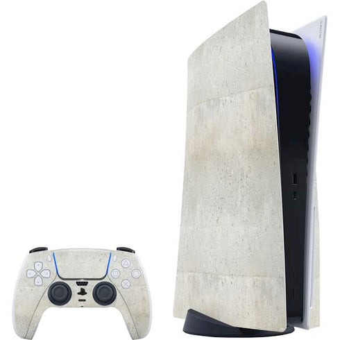 Natural White Concrete PS5 Bundle Skin