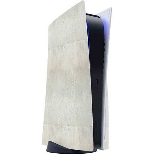 Natural White Concrete PS5 Console Skin