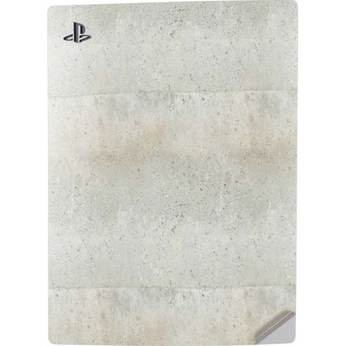 Natural White Concrete PS5 Digital Edition Console Skin