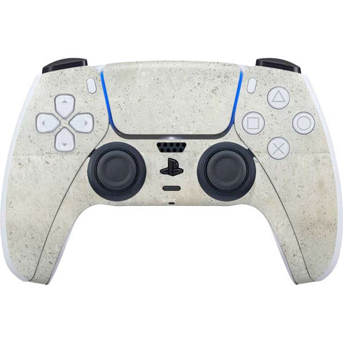 Natural White Concrete PS5 Controller Skin