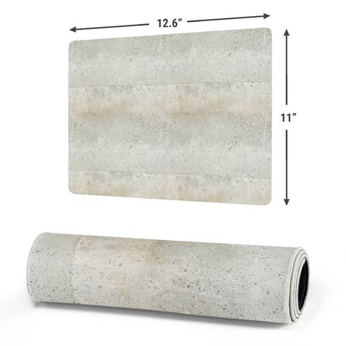 Natural White Concrete Gaming Mouse Pad
