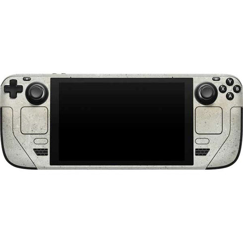 Natural White Concrete Steam Deck Handheld Gaming Computer Skin