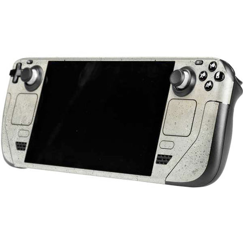 Natural White Concrete Steam Deck Handheld Gaming Computer Skin