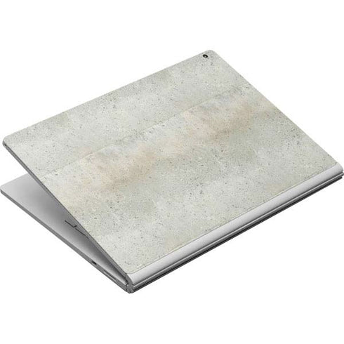 Natural White Concrete Surface Book Skin