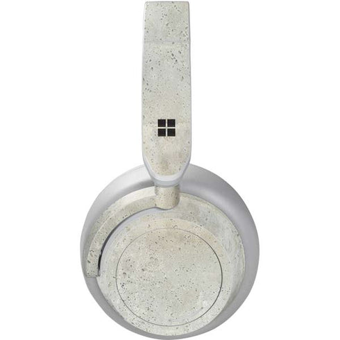 Natural White Concrete Surface Headphones Skin