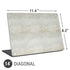 Natural White Concrete Universal Laptop 14in (11.4 x 8.2in) Skin