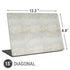 Natural White Concrete Universal Laptop 15in (12.2 x 8.8in) Skin