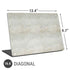 Natural White Concrete Universal Laptop 16.6in (13.4 x 9.7in) Skin
