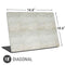 Natural White Concrete Universal Laptop 18in (14.6 x 10.6in) Skin