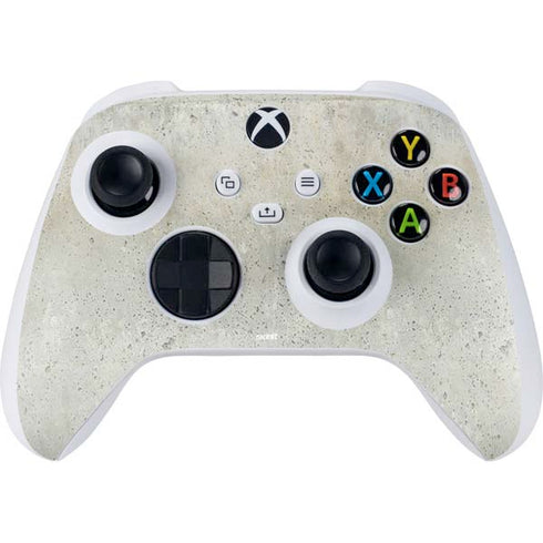 Natural White Concrete Xbox Series S Controller Skin