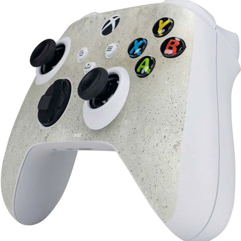 Natural White Concrete Xbox Series S Controller Skin