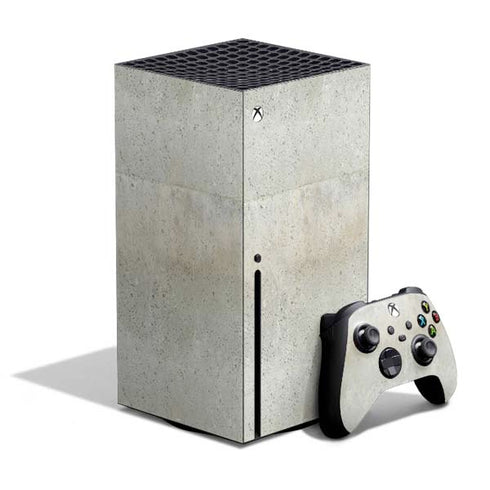 Natural White Concrete Xbox Series X Bundle Skin