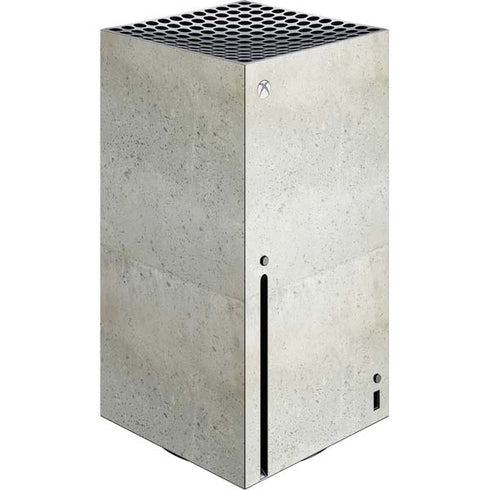 Natural White Concrete Xbox Series X Console Skin