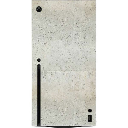 Natural White Concrete Xbox Series X Console Skin
