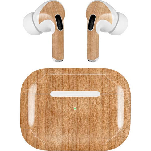 Natural Wood AirPods Pro 2nd Gen Skin