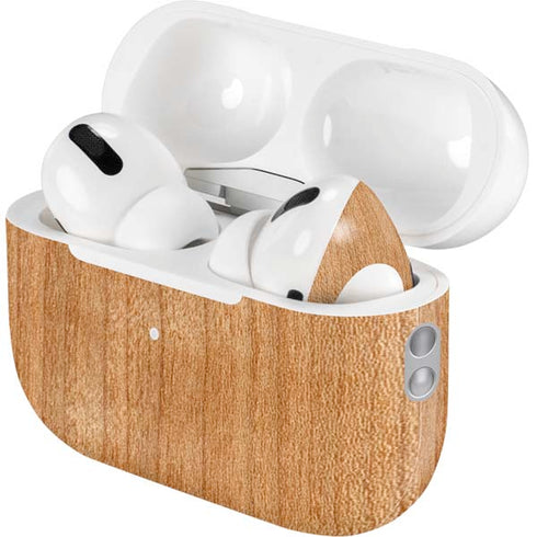 Natural Wood AirPods Pro 2nd Gen Skin