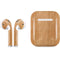 Natural Wood Apple AirPods Skin
