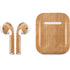 Natural Wood Apple AirPods Skin