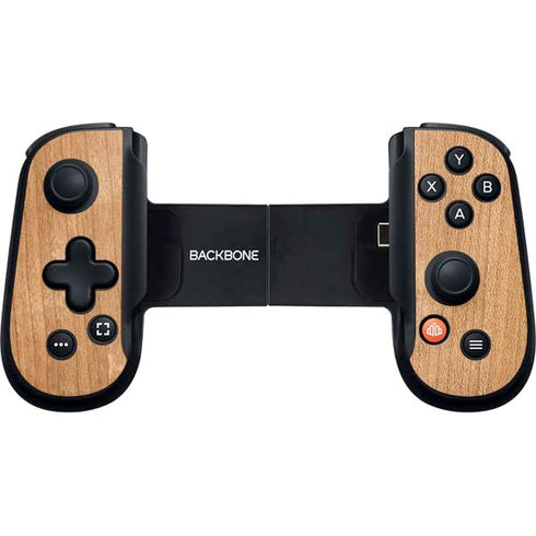 Natural Wood Backbone One for iPhone Game Controller Skin