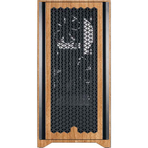 Natural Wood Corsair 4000D Tempered Glass Mid-Tower ATX Case Skin