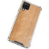 Natural Wood Galaxy A12 Clear Case