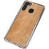 Natural Wood Galaxy A21 Clear Case