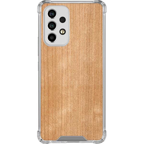 Natural Wood Galaxy A53 5G Clear Case