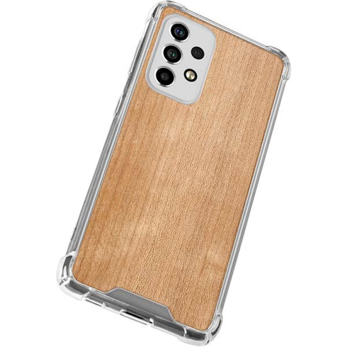 Natural Wood Galaxy A53 5G Clear Case