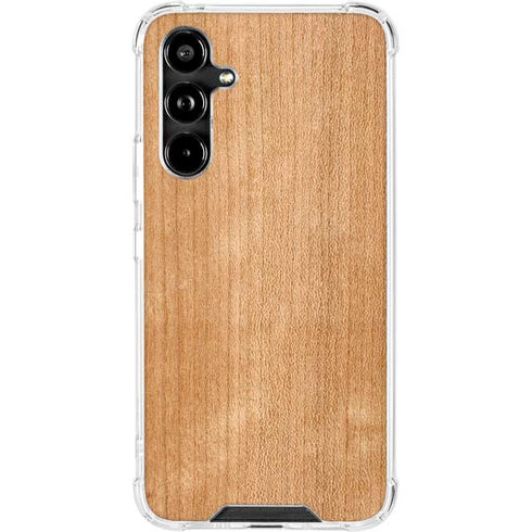 Natural Wood Galaxy A54 5G Clear Case