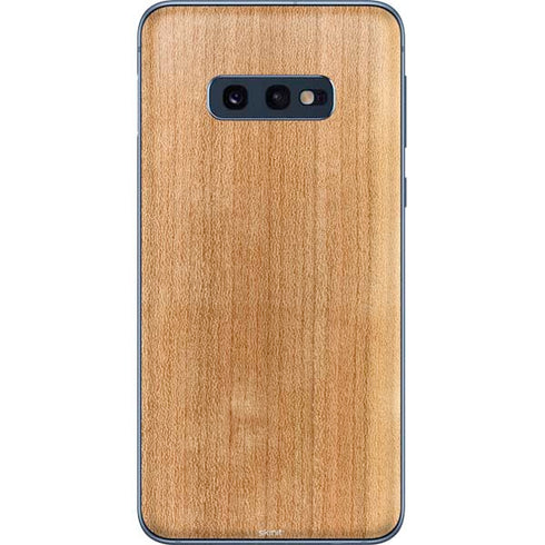 Natural Wood Galaxy S10e Skin