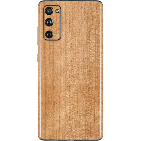 Natural Wood Galaxy S20 Fan Edition Skin