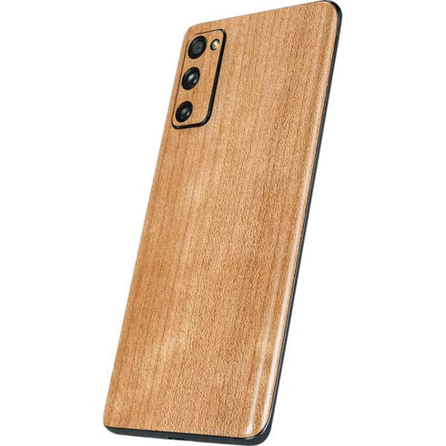 Natural Wood Galaxy S20 Fan Edition Skin