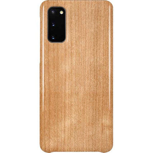 Natural Wood Galaxy S20 Lite Case