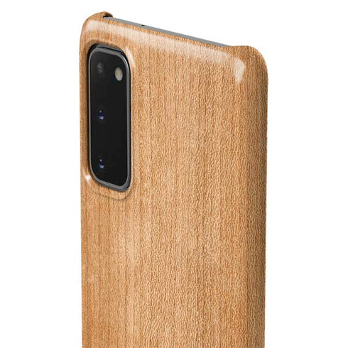 Natural Wood Galaxy S20 Lite Case