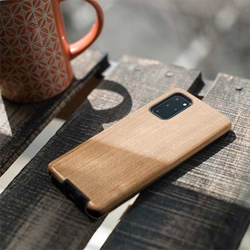Natural Wood Galaxy S20 Plus Pro Case