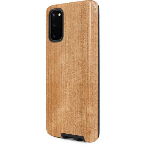 Natural Wood Galaxy S20 Pro Case