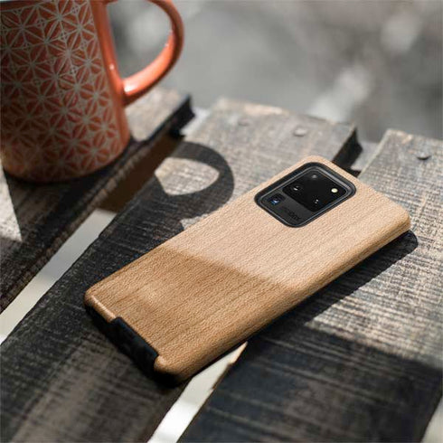 Natural Wood Galaxy S20 Ultra 5G Pro Case