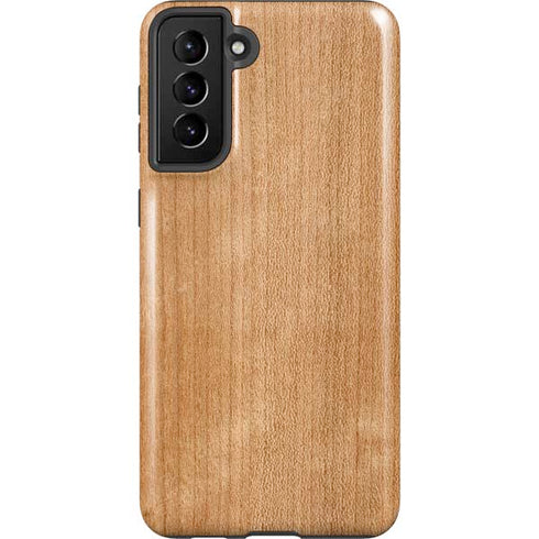 Natural Wood Galaxy S21 FE Pro Case