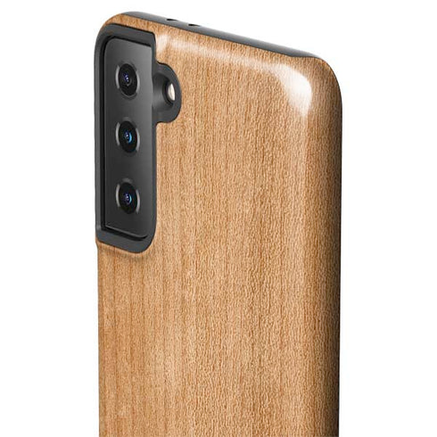 Natural Wood Galaxy S21 FE Pro Case