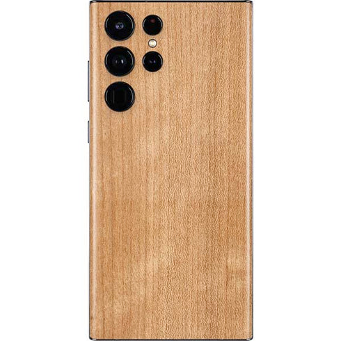 Natural Wood Galaxy S22 Ultra Skin