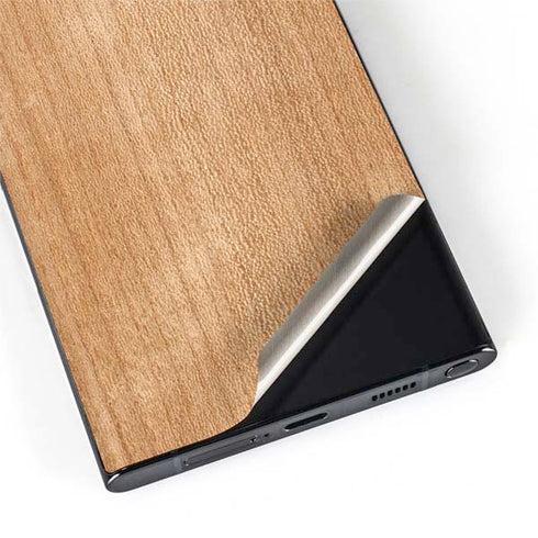 Natural Wood Galaxy S22 Ultra Skin