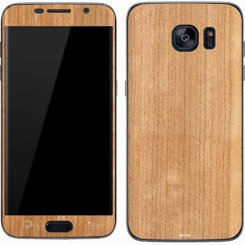 Natural Wood Galaxy S7 Skin