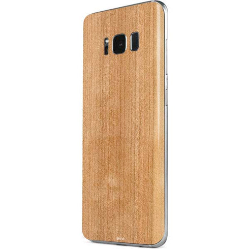 Natural Wood Galaxy S8 Skin