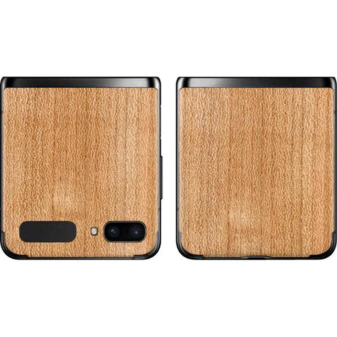 Natural Wood Galaxy Z Flip Skin