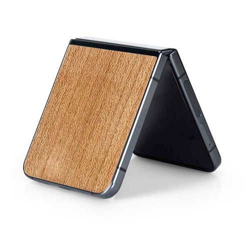 Natural Wood Galaxy Z Flip5 5G Skin