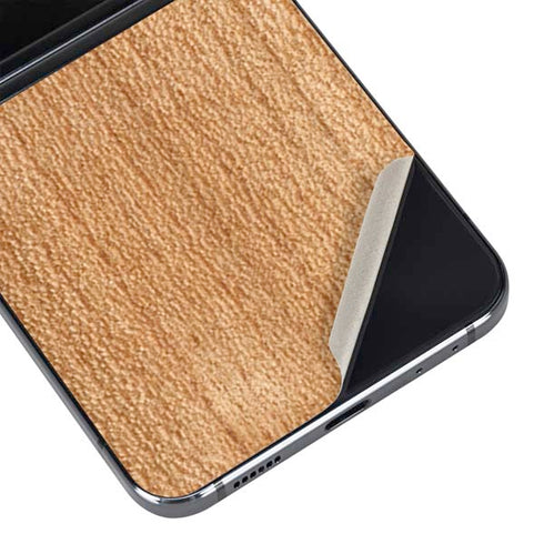 Natural Wood Galaxy Z Flip5 5G Skin