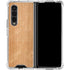 Natural Wood Galaxy Z Fold4 5G Clear Case