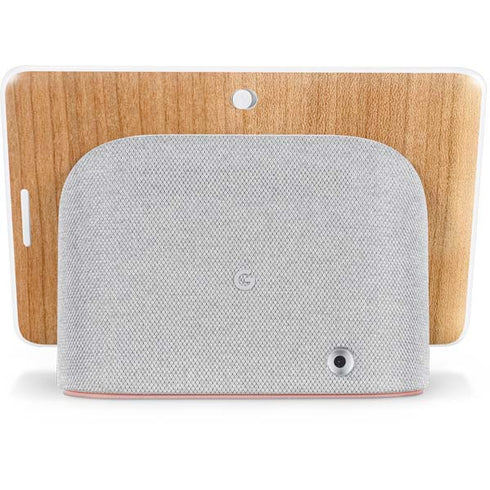 Natural Wood Google Home Hub Skin
